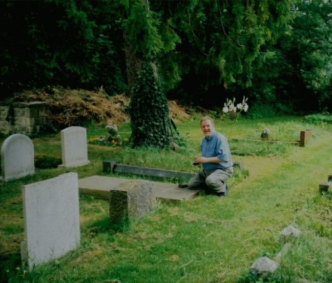 Tim at CSL grave